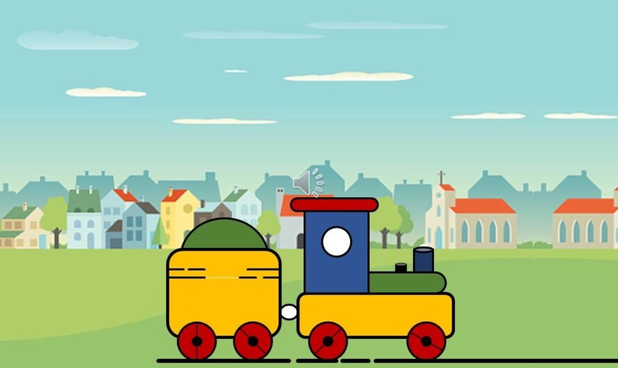 Download Kids Toy Train Animation PPT – PowerPoint Animated Template