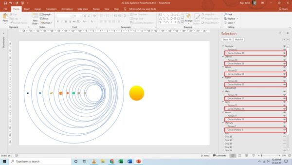 Download 2D Solar System Animation PPT- PowerPoint Animated Presentation 2
