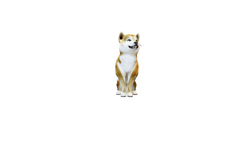 3D Dog Model Animated Scene 2 PowerPoint GIF