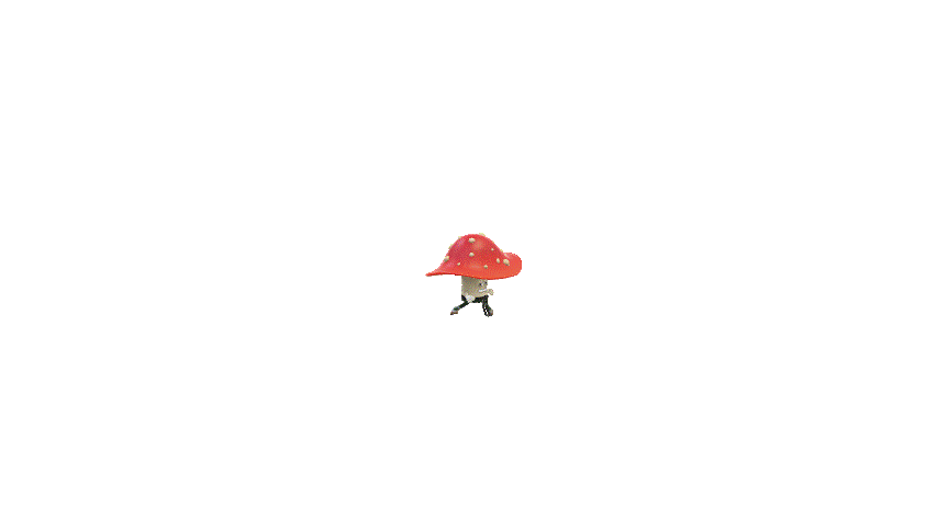 3D Mushroom Animated PowerPoint GIF – Scene 1