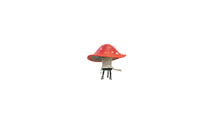 3D Mushroom Animated PowerPoint GIF – Scene 2