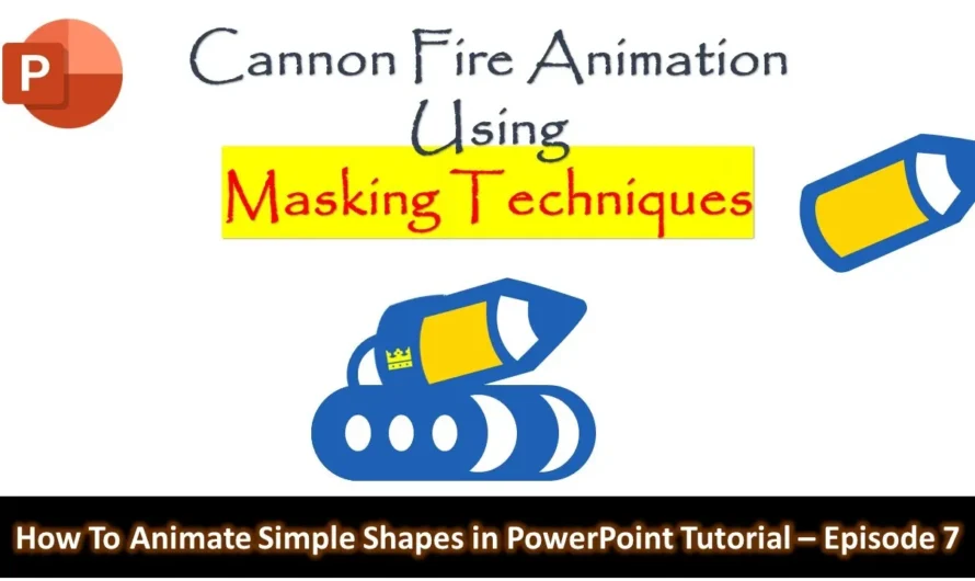 Cannon Fire Animation in PowerPoint Tutorial