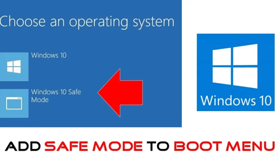 How to Add Safe Mode and Customize Windows 10 Boot Menu