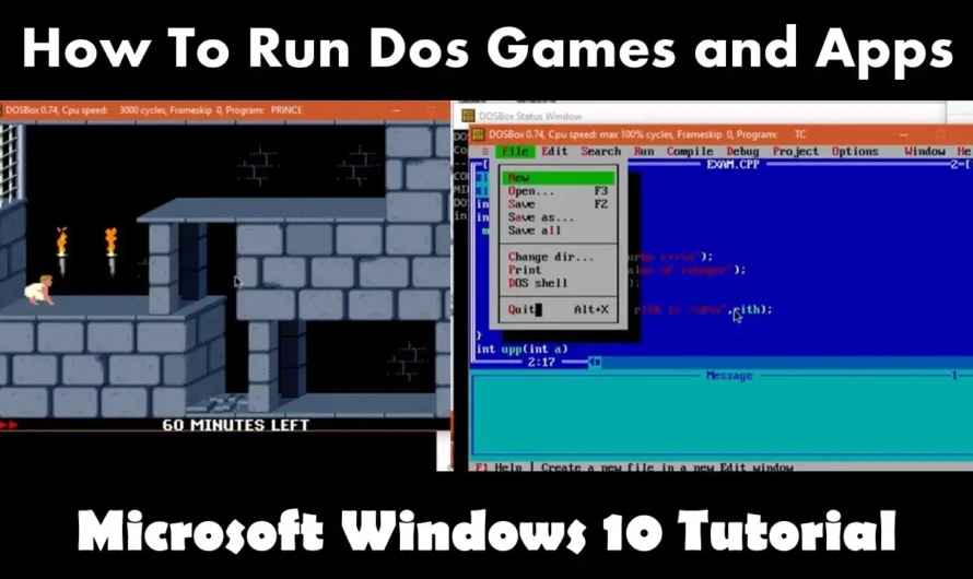 Run DOS Programs in Windows 10: A Step-By-Step Guide