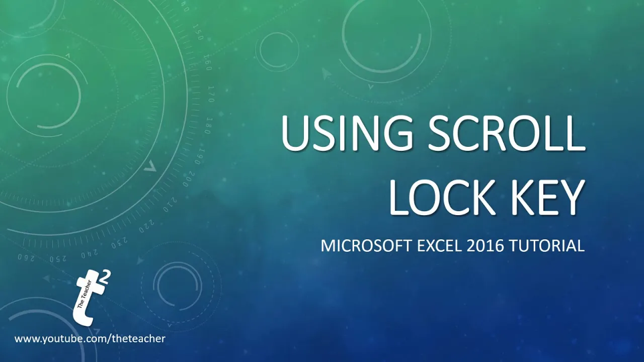 What is Scroll Lock Key and How To Use It