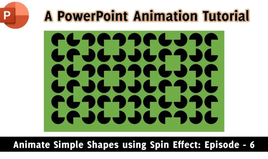 Stunning Spin Animation in PowerPoint Tutorial