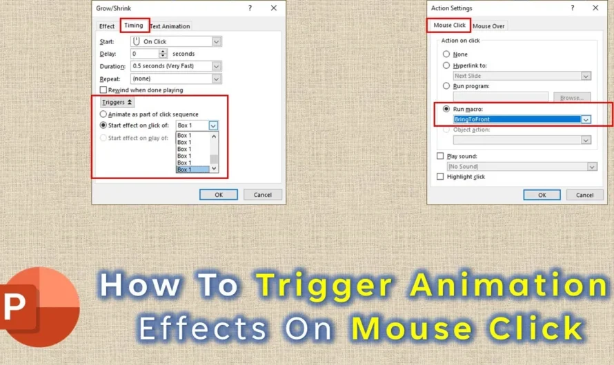 How to Trigger Animations on Mouse Click in Microsoft PowerPoint