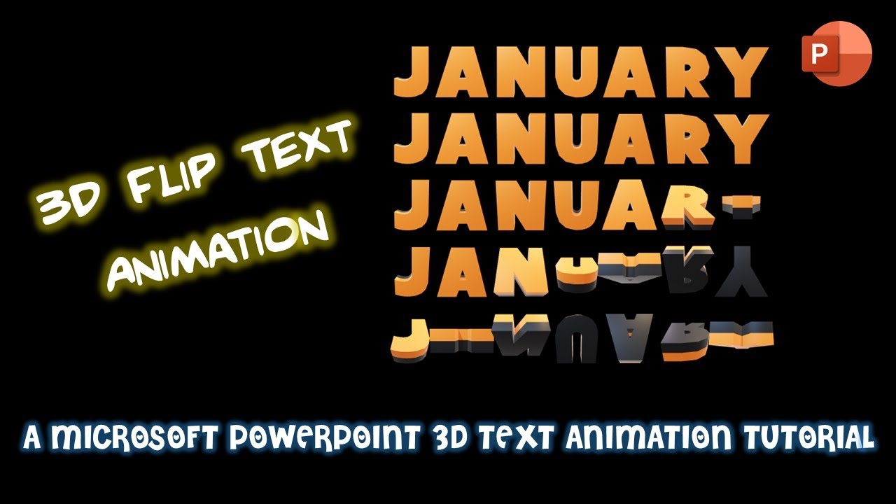3D Animations in PowerPoint