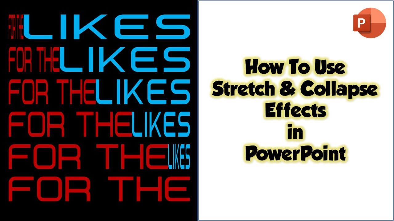 Using Stretch and Collapse Animation in PowerPoint
