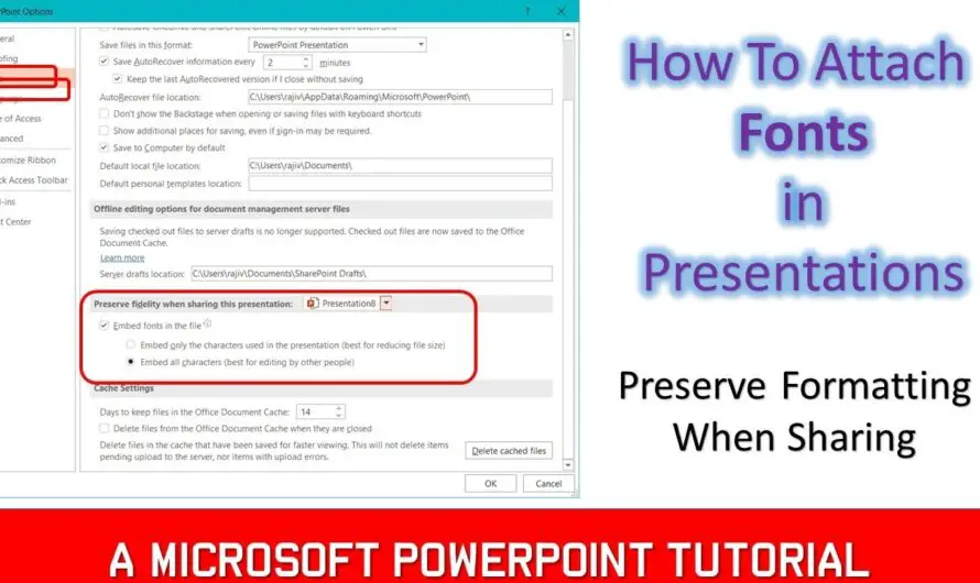 Mastering Font Embedding in PowerPoint Presentations