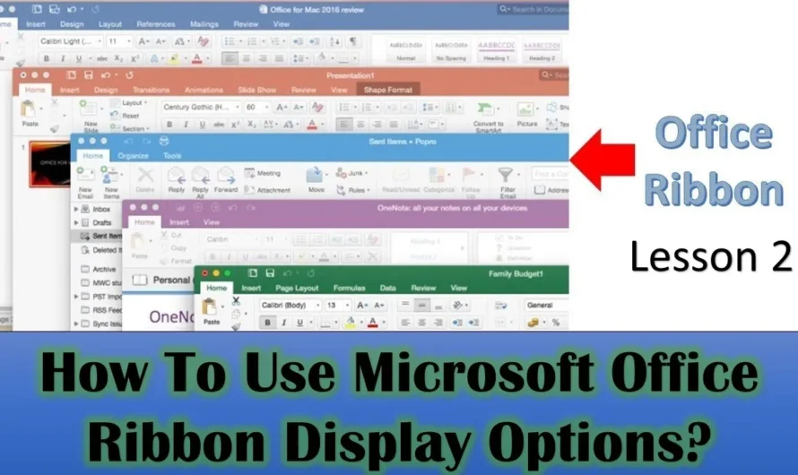 Mastering Microsoft Office Ribbon Display Options: A Comprehensive Guide – Lesson 2