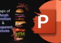 Burger Animation using Morph Transition PowerPoint