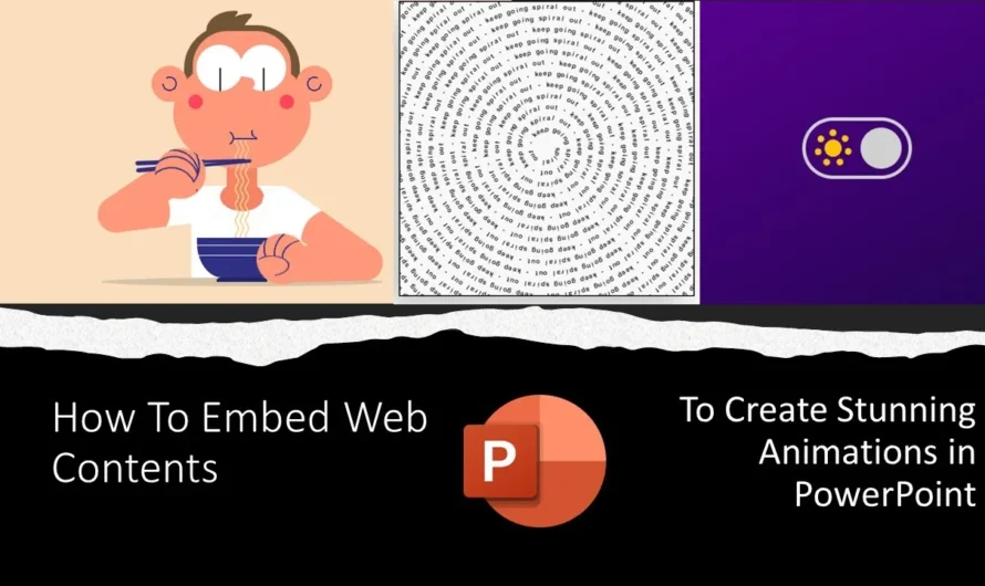 How To Embed Web Animations in PowerPoint Presentations