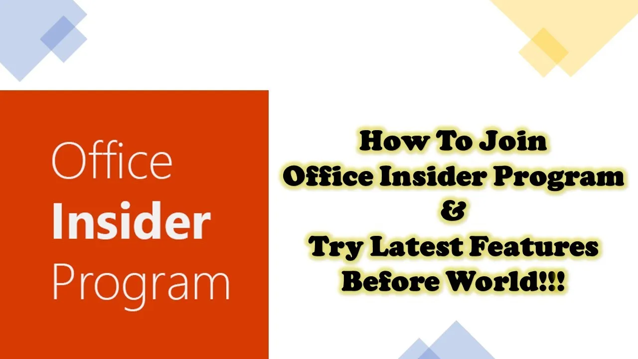 Get Ahead Join Microsoft Office Features - Office Insider