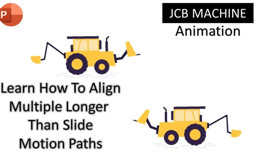 JCB Machine Animation : PowerPoint Tutorial