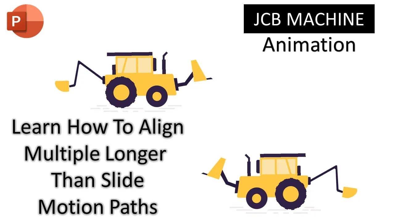 JCB Machine Animation in PowerPoint