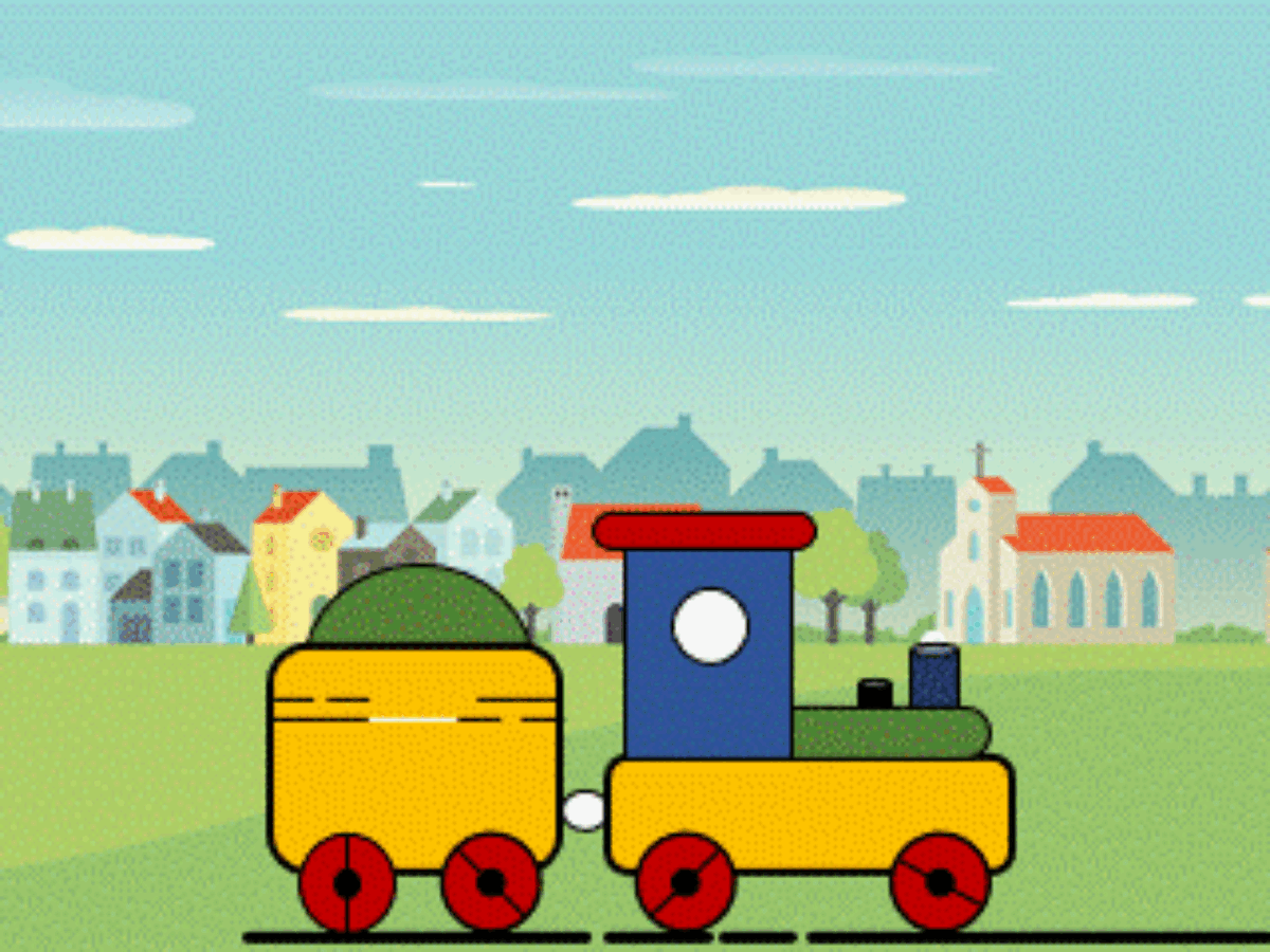 Kids Toy Train Animation in PowerPoint Tutorial